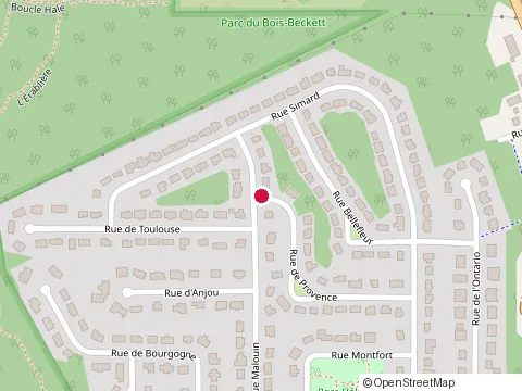 Location of Construction Francis Mart at 1680 Rue de Provence, Sherbrooke
