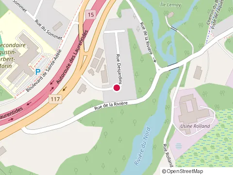 Location of Construction François Menard Inc., les at 2745 Rue Desjardins, Sainte-Adèle