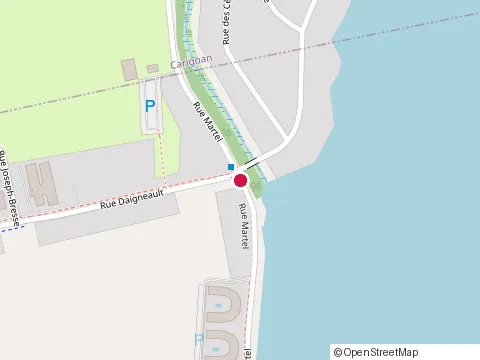 Location of Construction Frédéric Lussier at 696 Rue Martel, Chambly