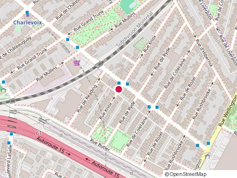 Location of Construction Gaia at 2637 Rue Knox, Montréal