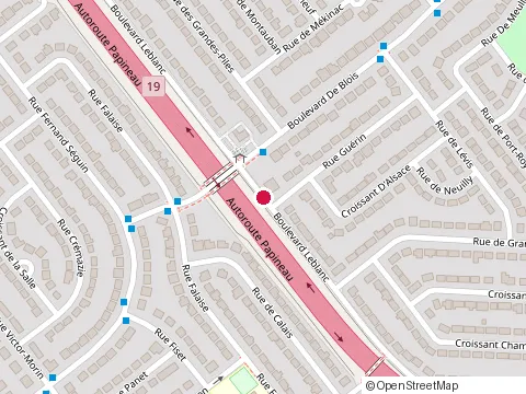 Location of Construction Gallardo at 1435 Bd Leblanc, Laval