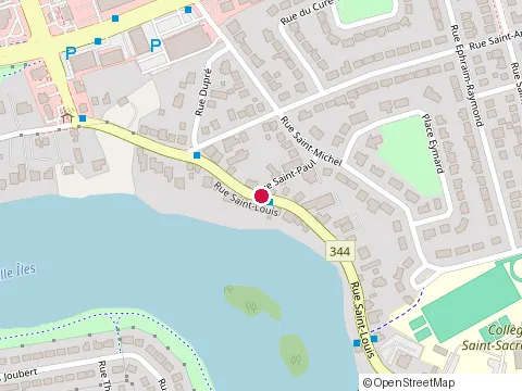Location of Construction Gaston Poulin Inc at 938 Rue Saint-Louis, Terrebonne