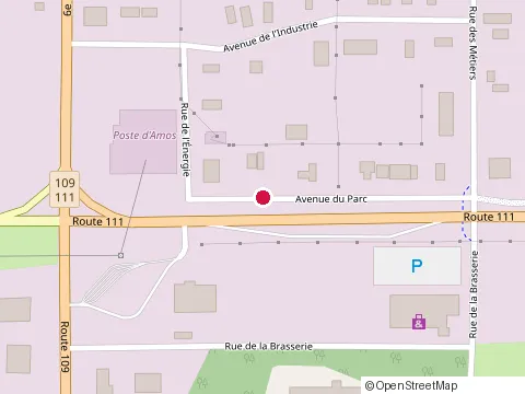 Location of Construction Gaston Proulx & Freres Inc at 731 avenue du Parc, Amos