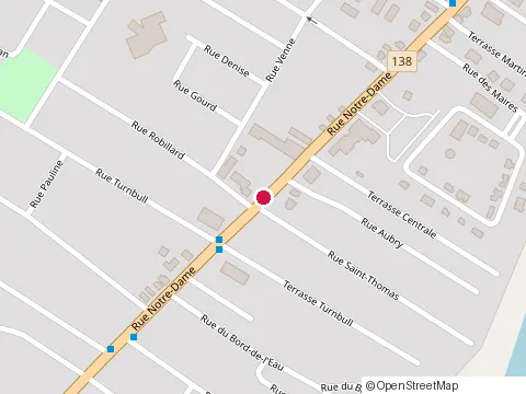 Location of Construction Gaston Senechal at 1061 Rue Notre-Dame, Lavaltrie