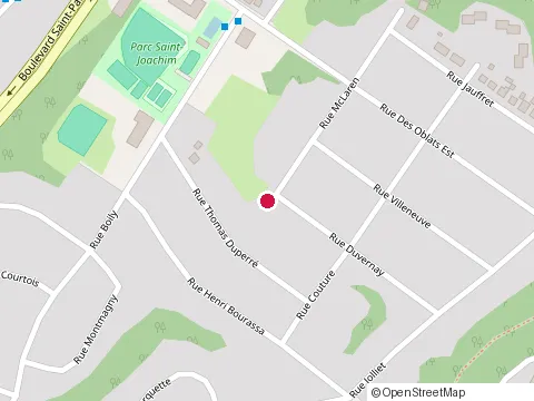 Location of Construction Ge Ne Rale A.d. Inc at 144 Rue Duvernay, Chicoutimi