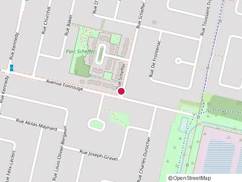 Location of Construction Ggl at 1501 Rue Scheffer, Chambly