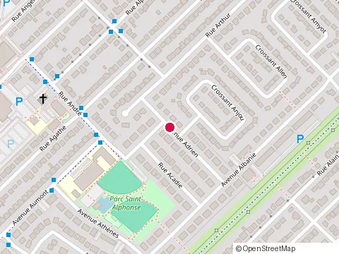 Location of Construction Gifra Inc. at 2273 avenue Adrien, Brossard