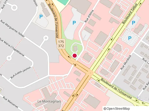 Location of Construction Gigari Inc. at 766 Rue d'Alma, Chicoutimi