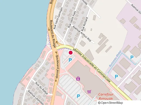 Location of Construction Gilles Albert Inc at 70 Montée Industrielle, Rimouski