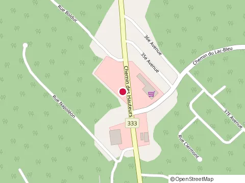 Location of Construction Gqg at 978 chemin des Hauteurs, Saint-Hippolyte