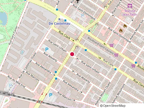 Location of Construction Gzma Inc at 310-7275 Rue Saint-Urbain, Montréal