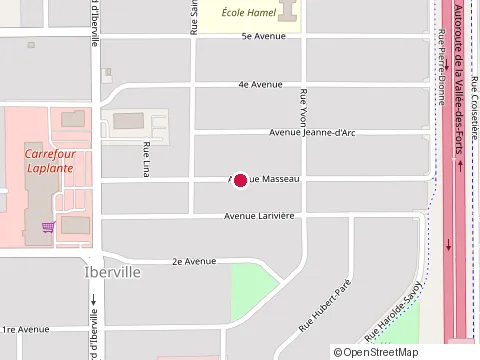 Location of Construction H&F Inc at 555 avenue Masseau, Saint-Jean-sur-Richelieu