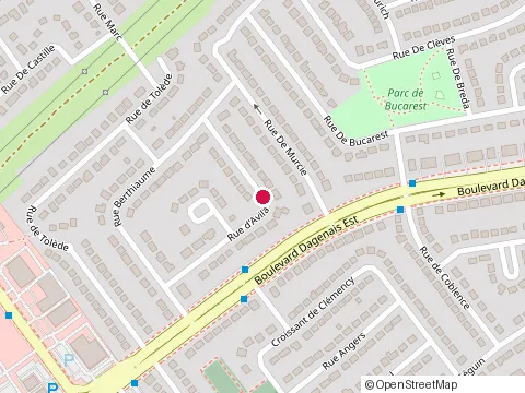 Location of Construction Haj at 96 Rue d'Avila, Laval
