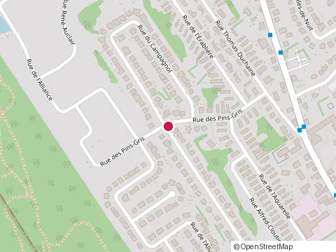 Location of Construction Harvey at 5833 Rue du Campagnol, Québec