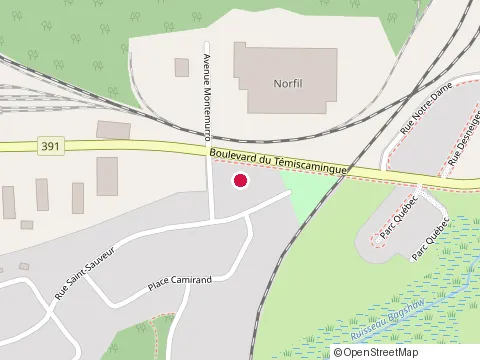 Location of Construction Inovek at 467 boulevard Témiscamingue, Rouyn-Noranda