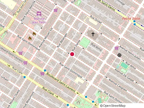 Location of Construction Intégrale Fg at 6786 Casgrain Ave, Montréal