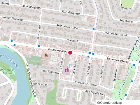 Location of Construction Interglobe Inc at 36 Boulevard d'Anjou, Châteauguay