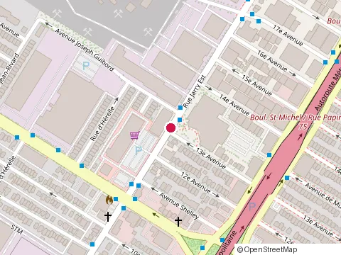 Location of Construction J Brisson Inc at 8448 13E Avenue, Montréal