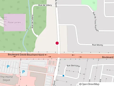 Location of Construction J Courtemanche at 641 Rue Saint-Jude N, Granby