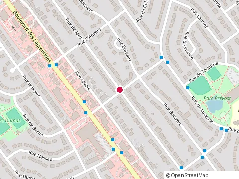 Location of Construction J Fortin Inc at 1764 Rue Bedard, Laval