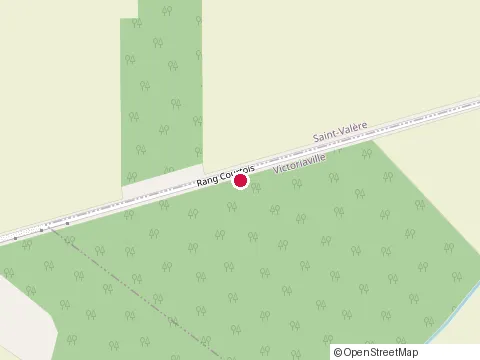 Location of Construction J.F. Courtois at 68 Rang Courtois, Victoriaville