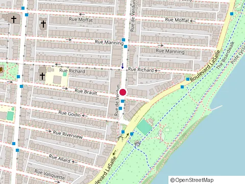 Location of Construction Jbg at 5959 Rue de Verdun, Verdun