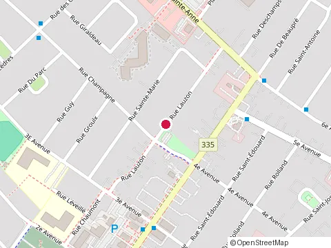 Location of Construction Jean-Guy Racine et Fils Inc at 179 Rue Lauzon, Sainte-Anne-des-Plaines