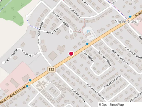 Location of Construction Jeannot Dube, Rimouski