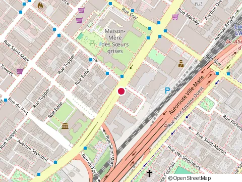 Location of Construction Jfc at 1800 René-Lévesque Blvd W #706, Montréal