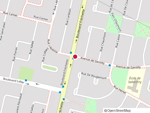 Location of Construction Jlg at 1297 avenue de Gentilly, Chambly