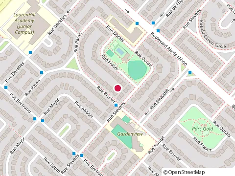 Location of Construction Khoury at 2250 Ward St, Saint-Laurent