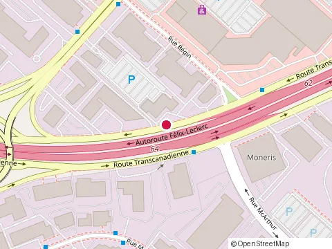 Location of Construction Krp Inc. at Trans Canada Route Saint-Laurent 7550, Québec