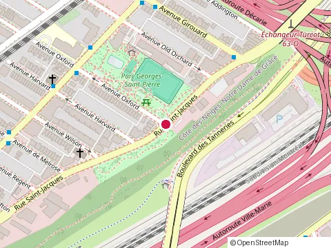 Location of Construction l Lamaire Ltee at avenue Oxford, Montréal