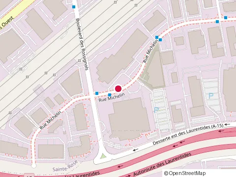 Location of Construction l N R Inc at 2357 Rue Michelin, Laval