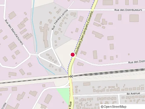 Location of Construction la-Ray/Gus at 1201 Rue des Manufacturiers, Val-d'Or