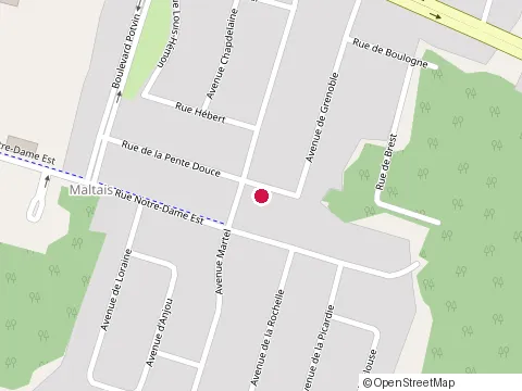 Location of Construction Lamontagne Inc at 691 avenue de Grenoble, Alma