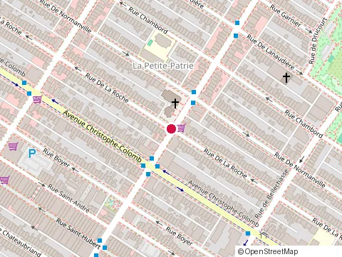 Location of Construction Lari Ville at 6695A Rue de la Roche, Montréal