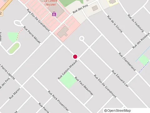 Location of Construction Leblanc & Rousseau at 1615 Rue Elphège-Roy, Nicolet