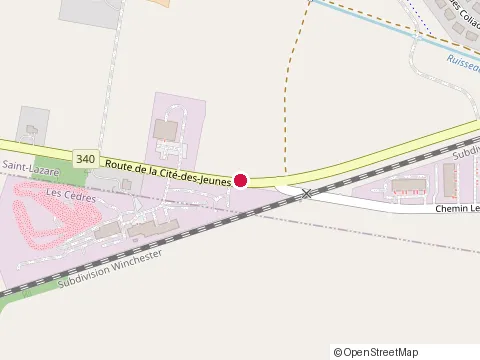 Location of Construction Léger & Fils at Route De1715 Rte de la Cité-des-Jeunes 1715, Saint-Lazare