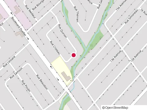 Location of Construction Lehoux at 512 Rue Carrette, Thetford Mines