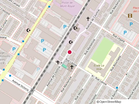 Location of Construction Leparco Inc at 4255 avenue de Courtrai, Montréal
