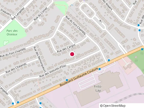 Location of Construction les Allies Inc at 8368 Rue des Cargos, Lévis