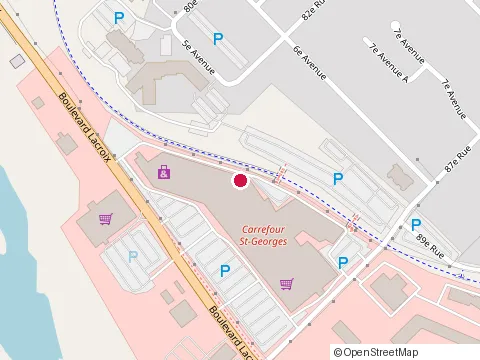 Location of Construction les Entreprises Clovic at 630 80E Rue, Saint-Georges