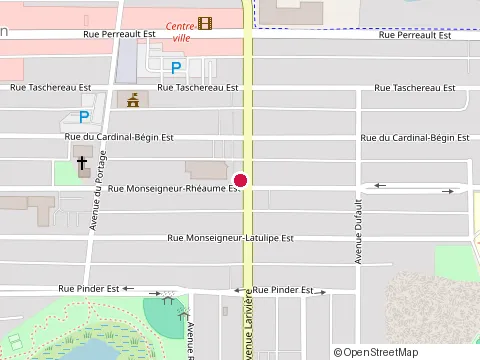 Location of Construction Lexis Inc at 249 avenue Larivière, Rouyn-Noranda