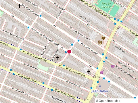 Location of Construction Lk Inc at 7200 avenue de Chateaubriand, Montréal