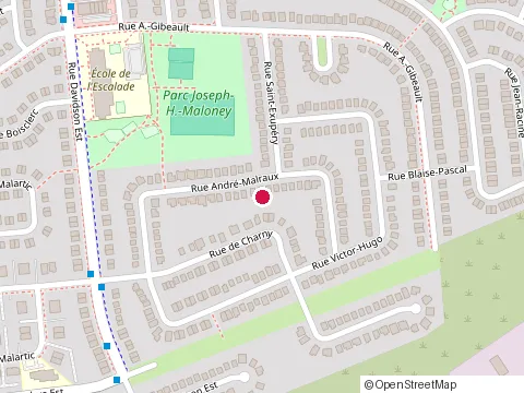 Location of Construction Luro at 36 Rue Saint-Exupery, Gatineau