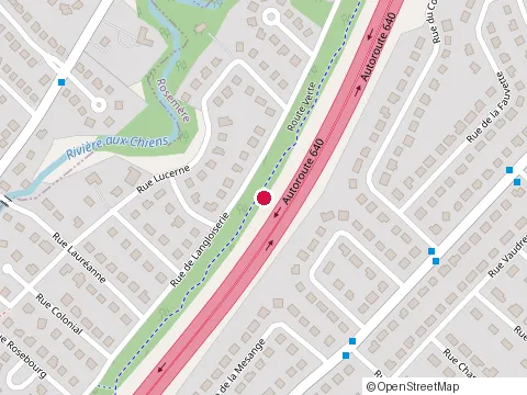 Location of Construction Luxart at 247 Rue du Vieux-Moulin, Rosemère