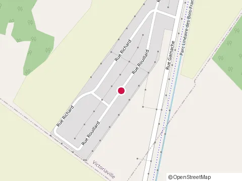 Location of Construction M Gregoire at 30 Rue Rouillard, Victoriaville