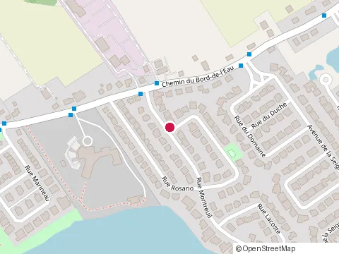 Location of Construction Mak at 318 Rue Rosario, Laval