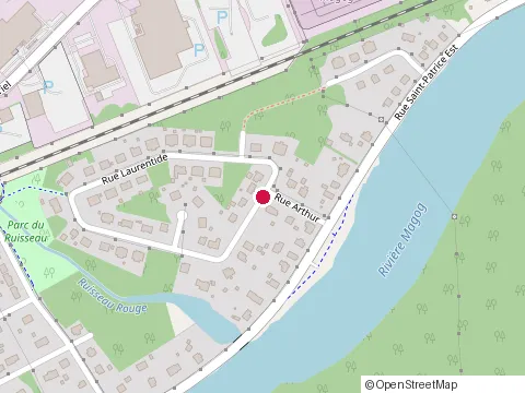 Location of Construction Malia Inc. at 1286 Rue Laurentide, Magog